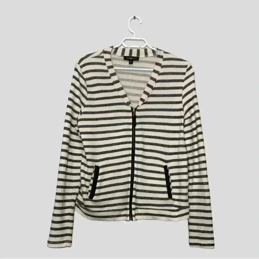 Anna Scott Orca lightweight summer cardigan w vegan leather zipper, cottagecore